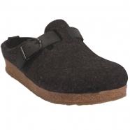 Haflinger Buckle Clog Charcoal (Women's)