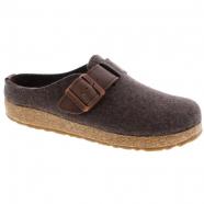 Haflinger Buckle Clog Smokey Brown (Unisex)