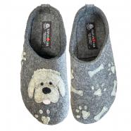 Haflinger Doodle Clog Grey (Women's)