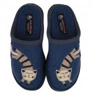 Haflinger Katze Slipper Blue (Women's)