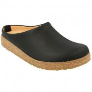 Haflinger Phillip Leather Clog Black (Unisex)