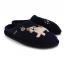 Haflinger Fido Slipper Navy (Women's) 4