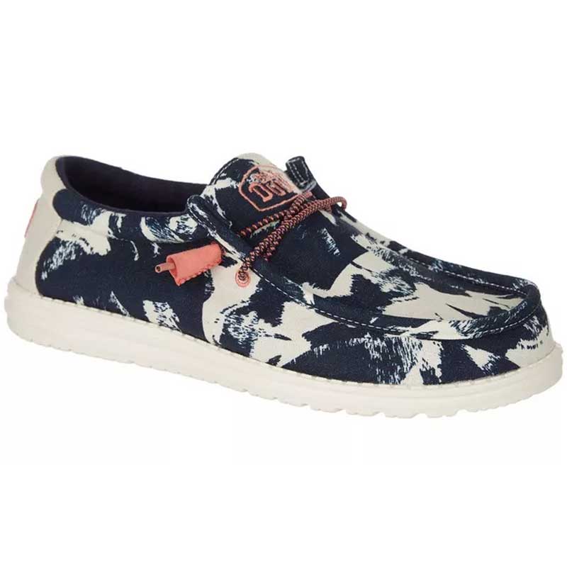 Hey Dude Wally Palm Navy Men's Shoes - Order Now