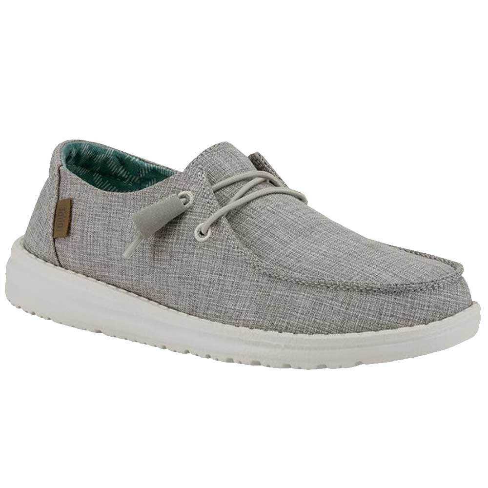 Hey Dude Wendy Chambray Slip-On Beige - Free shipping & exchanges!