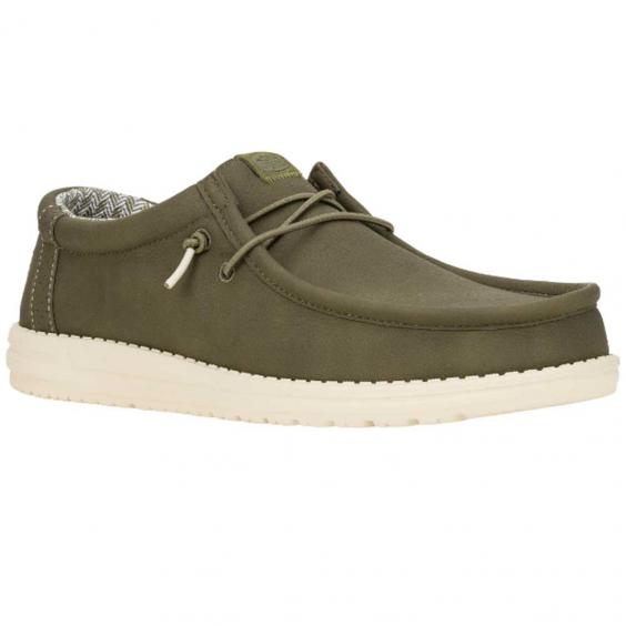 Hey Dude Wally Classic Olive (Men's)