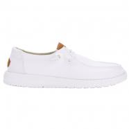 Hey Dude Wendy Stretch Canvas White (Women's)