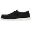 Hey Dude Wally Stretch Canvas Black/ White (Men's) 1