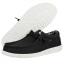 Hey Dude Wally Stretch Canvas Black/ White (Men's) 5