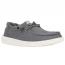 Hey Dude Wendy Stretch Canvas Slip-On Dark Grey (Women's)