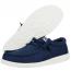 Hey Dude Wally Stretch Canvas Navy (Men's) 4