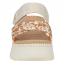 Hey Dude Delray Slide Sandal Animal Shimmer Tan/ Multi (Women's) 3