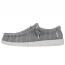 Hey Dude Wally Stretch Sox Grey (Men's) 2