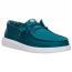 Hey Dude Wendy Stretch Canvas Slip-On Deep Teal (Women's)