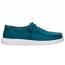 Hey Dude Wendy Stretch Canvas Slip-On Deep Teal (Women's) 1