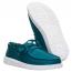Hey Dude Wendy Stretch Canvas Slip-On Deep Teal (Women's) 3