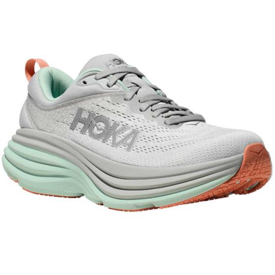 HOKA Bondi 8 Runner Stardust/ Aqua Breeze (Women's)