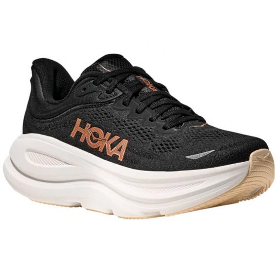 HOKA Bondi 9 Runner Black/ Rose Gold (Women's)