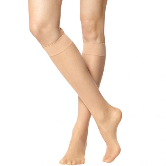 Hue Sheer Knee High Socks 2 Pack Bare (Women's)