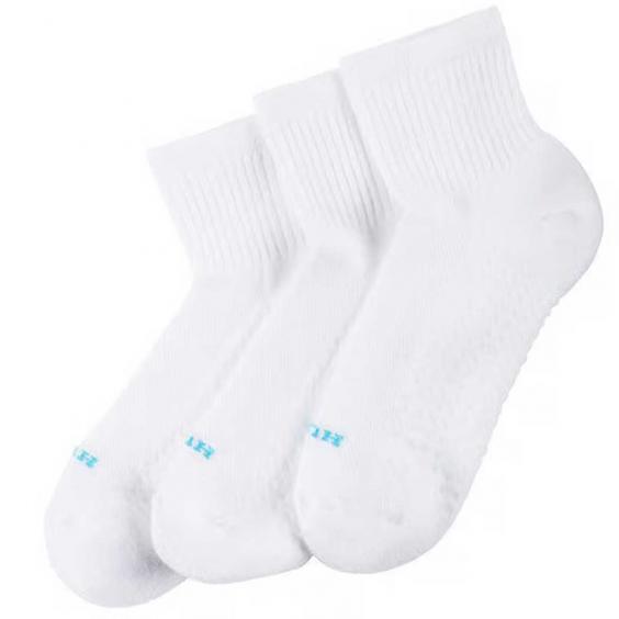 Hue Air Cushion Mini Crew 3 Pair Pack White (Women's)