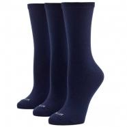 Hue Super Soft Crew Sock 3 Pair Pack Navy (Women's)