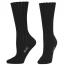 Hue Scalloped Pointelle Crew Sock Black (Women's) 1