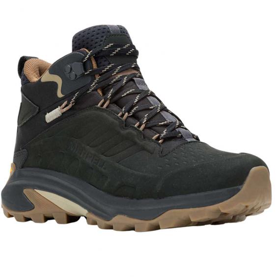 Merrell Moab Speed 2 Leather Mid WP Hiker Black (Men's)