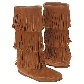 womens boots with fringe