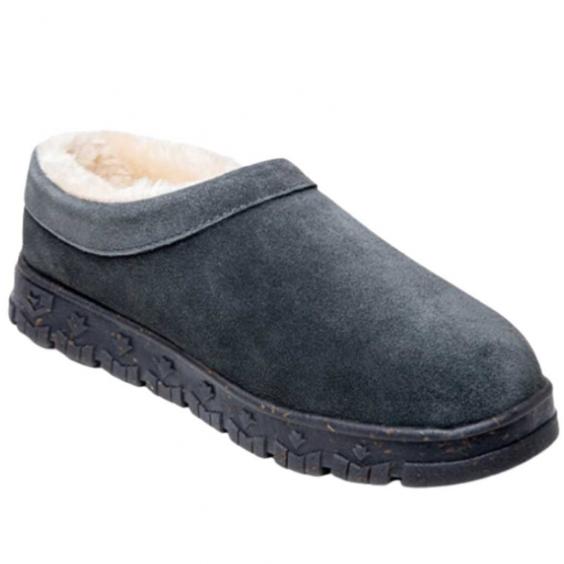 Minnetonka Neva Slipper Charcoal (Women's)