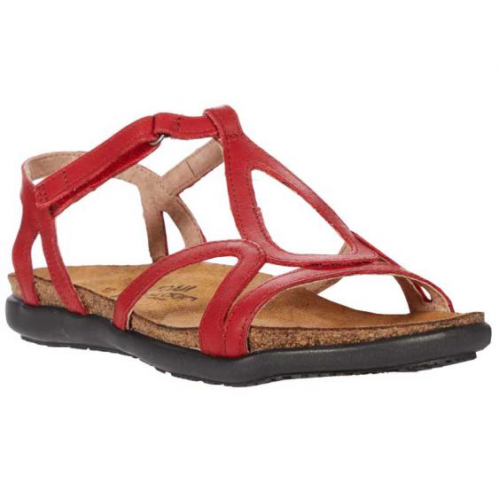 Naot Dorith Sandal Kiss Red Leather (Women's)