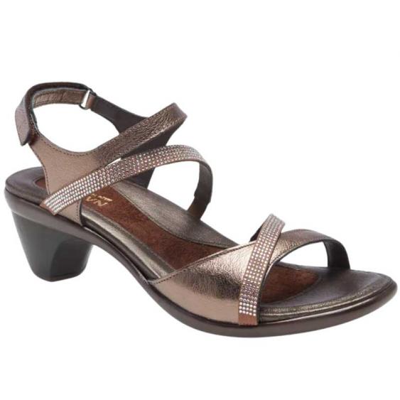 Naot Innovate Radiant Copper Leather/ Brown/ Rhinestones (Women's)