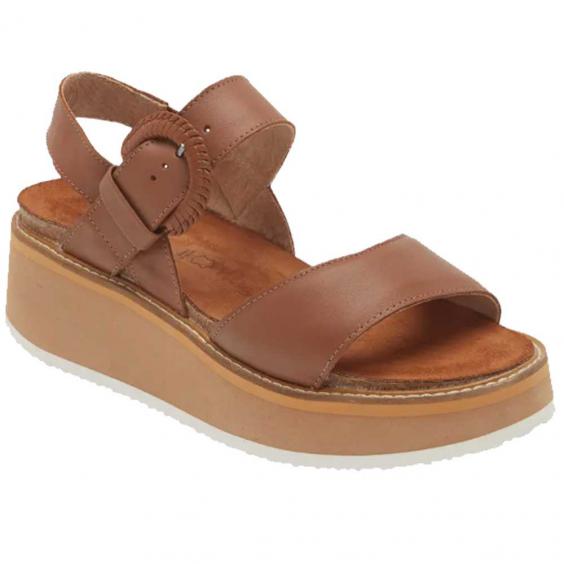 Naot Crepe Platform Sandal Caramel/ Camel Sole (Women's)