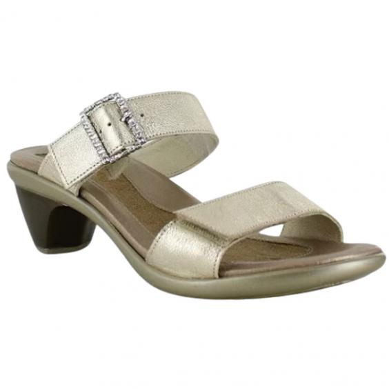 Naot Recent Heeled Sandal Radiant Gold Leather (Women's)