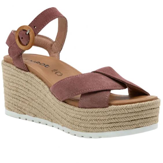 Naot Marbella Wedge Sandal Rose Suede (Women's)