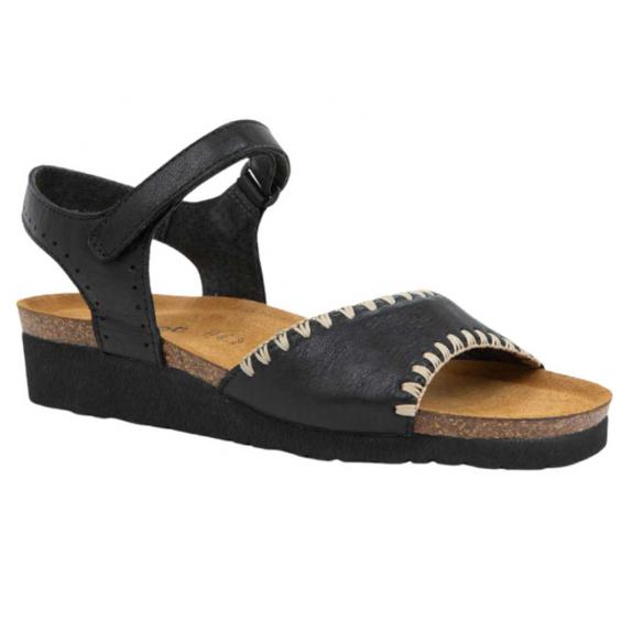 Naot Luna Sandal Black Leather (Women's)