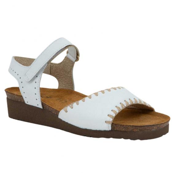 Naot Luna Sandal Soft White Leather (Women's)