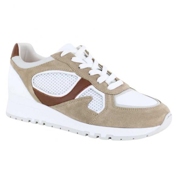 Naot Collins Sneaker Ivory/ White/ Brown Combo w/ White Laces (Women's)