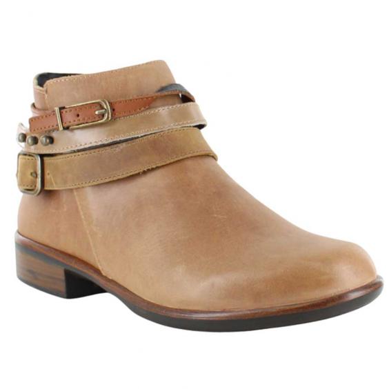 Naot Sumatra Boot Latte Brown Leather/ Acorn + Latte Straps (Women's)