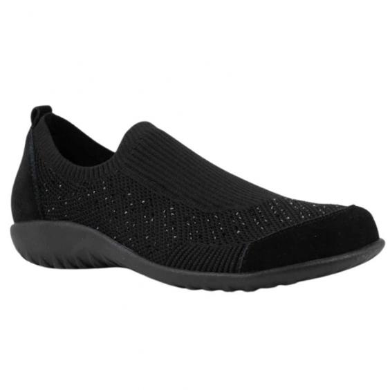 Naot Reo Slip-On Black Knit (Women's)