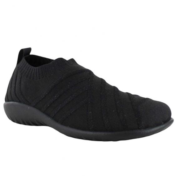 Naot Okahu Slip-On Black/ Silver Sparkle Knit (Women's)