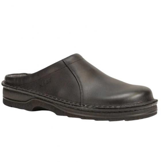 Naot Bjorn Clog Black Matte Leather (Men's)