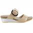 Naot Magic Wedge Slide Camel Crinkle Patent (Women's)