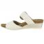 Naot Magic Wedge Slide Ivory Crinkle Patent (Women's) 1