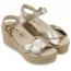 Naot Marbella Wedge Sandal Radiant Gold Leather (Women's) 4