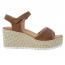 Naot Blanes Wedge Sandal Latte Brown Leather (Women's) 1