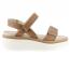 Naot Meringue Platform Sandal Latte Brown/ Camel Sole (Women's) 1