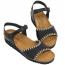 Naot Luna Sandal Black Leather (Women's) 4