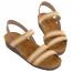 Naot Kayla Sandal Latte Brown Leather/ Latte/ Ivory Raffia (Women's) 4