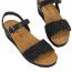 Naot Cecile Sandal Shiny Black Leather (Women's) 4