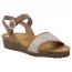 Naot Cecile Sandal Latte Brown Leather/ Sand Raffia (Women's)