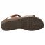 Naot Cecile Sandal Latte Brown Leather/ Sand Raffia (Women's) 3